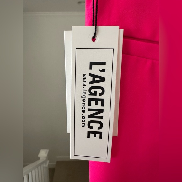 L'AGENCE Pink Wide Leg Pants - Picture 8 of 11